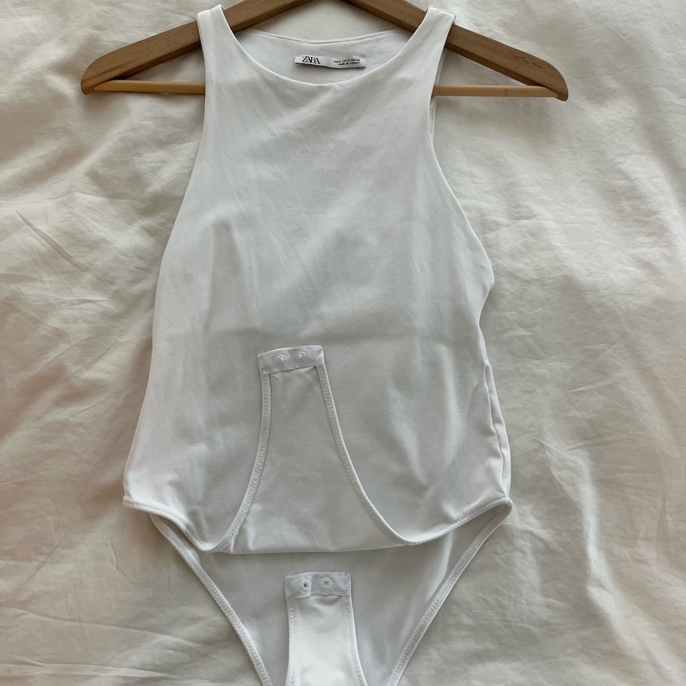 White Body Suit Sz Small